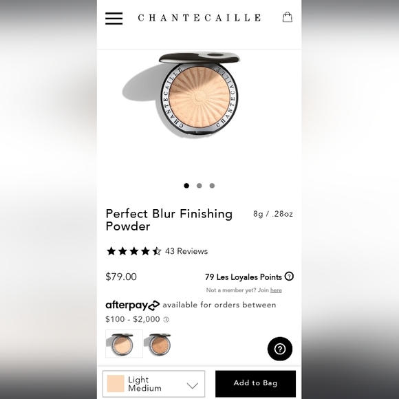 Chantecaille Perfect Blur Finishing Powder - Picture 2 of 6